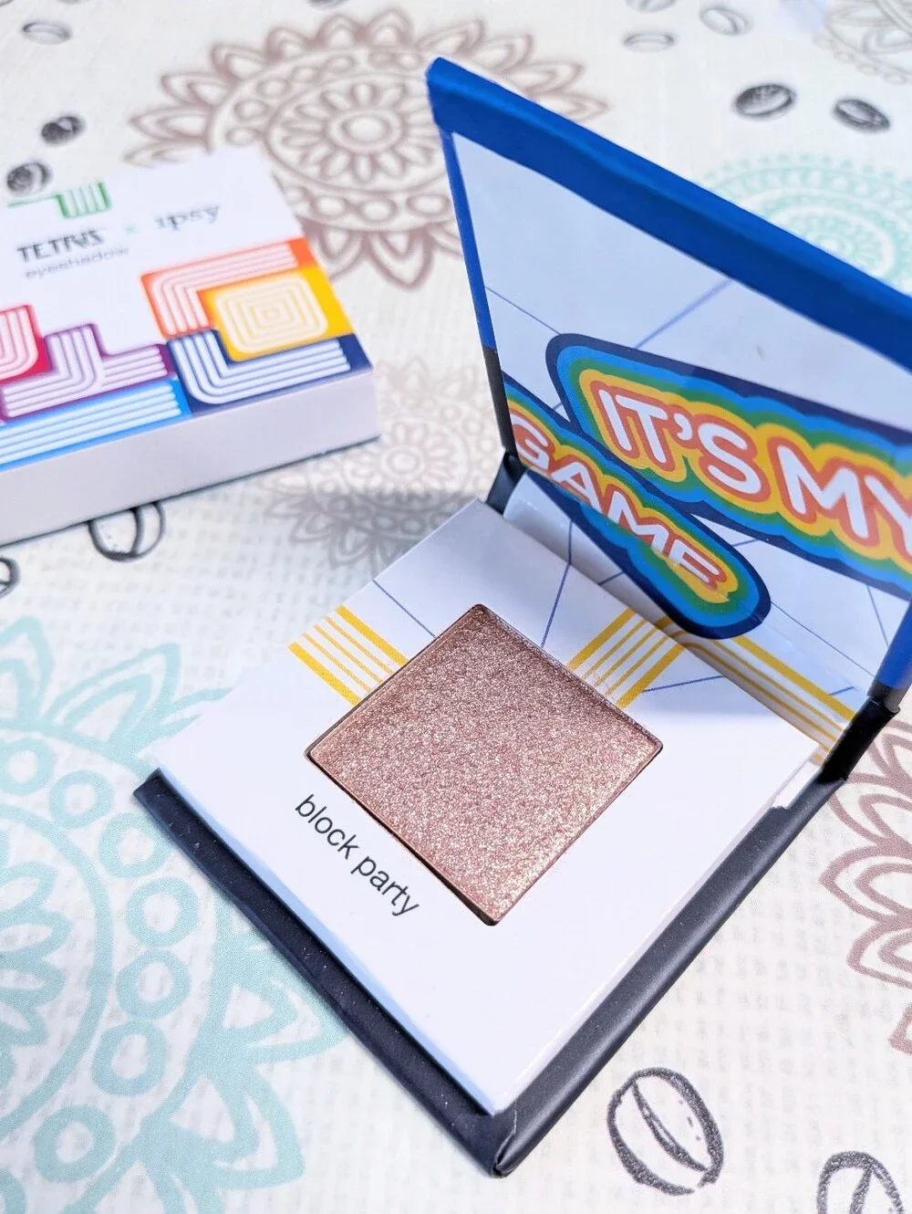 Ipsy x Tetris Limited Edition Block Party single eyeshadow
